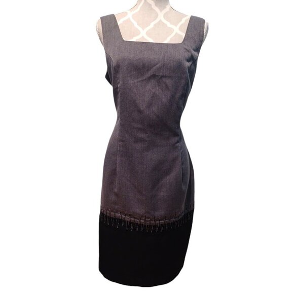 Lori Weidman Grey/Black/Silver Dress 5982 - Picture 1 of 8